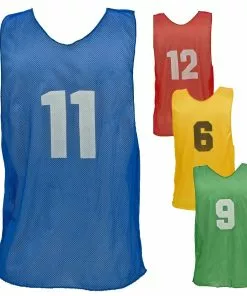 Champion YOUTH Numbered Scrimmage Vest Pinnies, PSYN Kelly Green