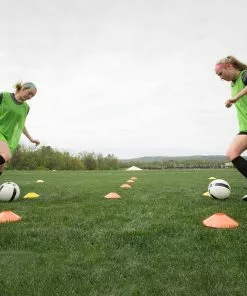 Kwik Goal YOUTH 19A1 Deluxe Soccer Scrimmage Vest Pinnie Red -Soccer Shop a60 854 action 1