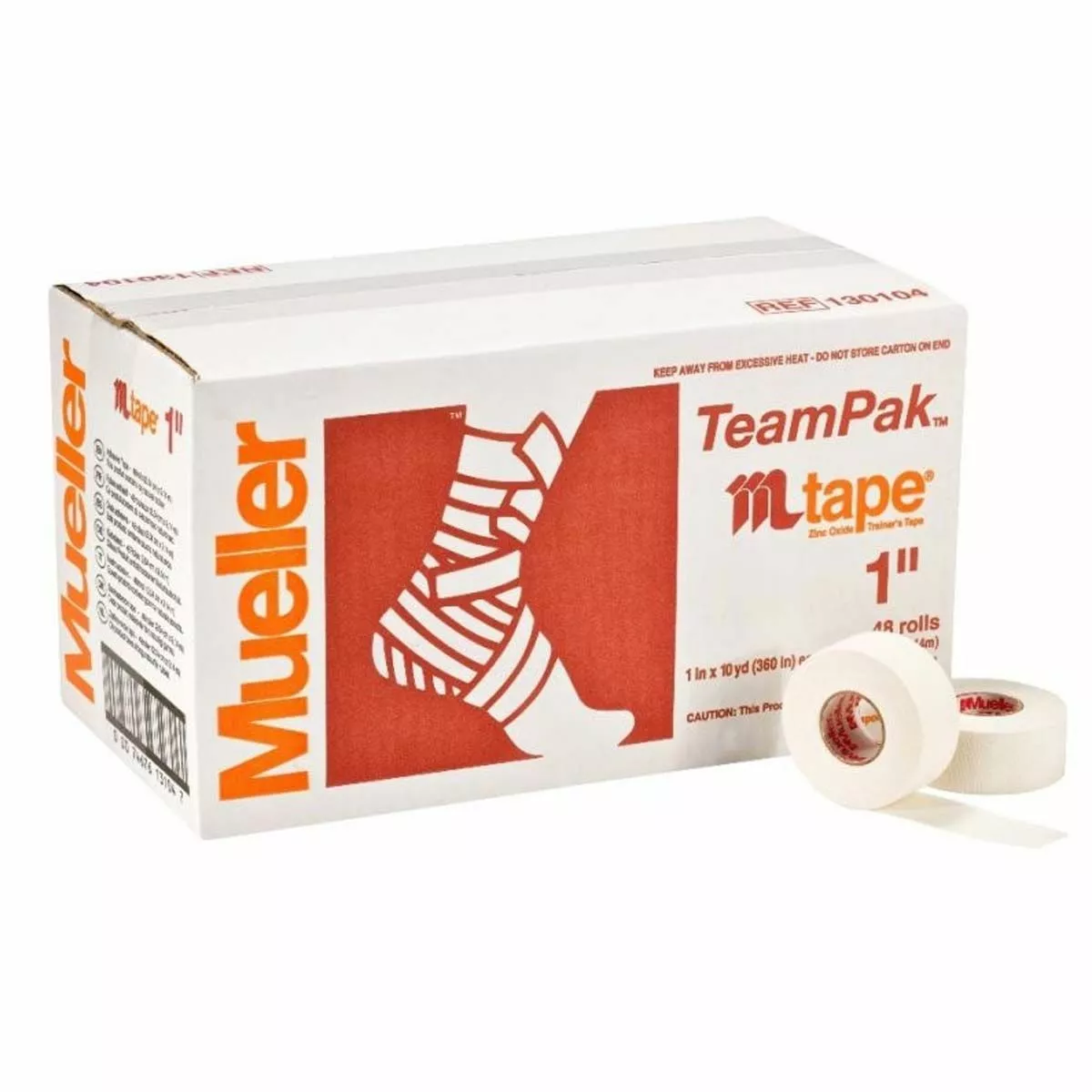 Mueller Zinc Oxide M Tape, 1''x10 yds, CASE OF 48 2 Mueller Zinc Oxide M Tape, 1''x10 yds, CASE OF 48 - Image 2