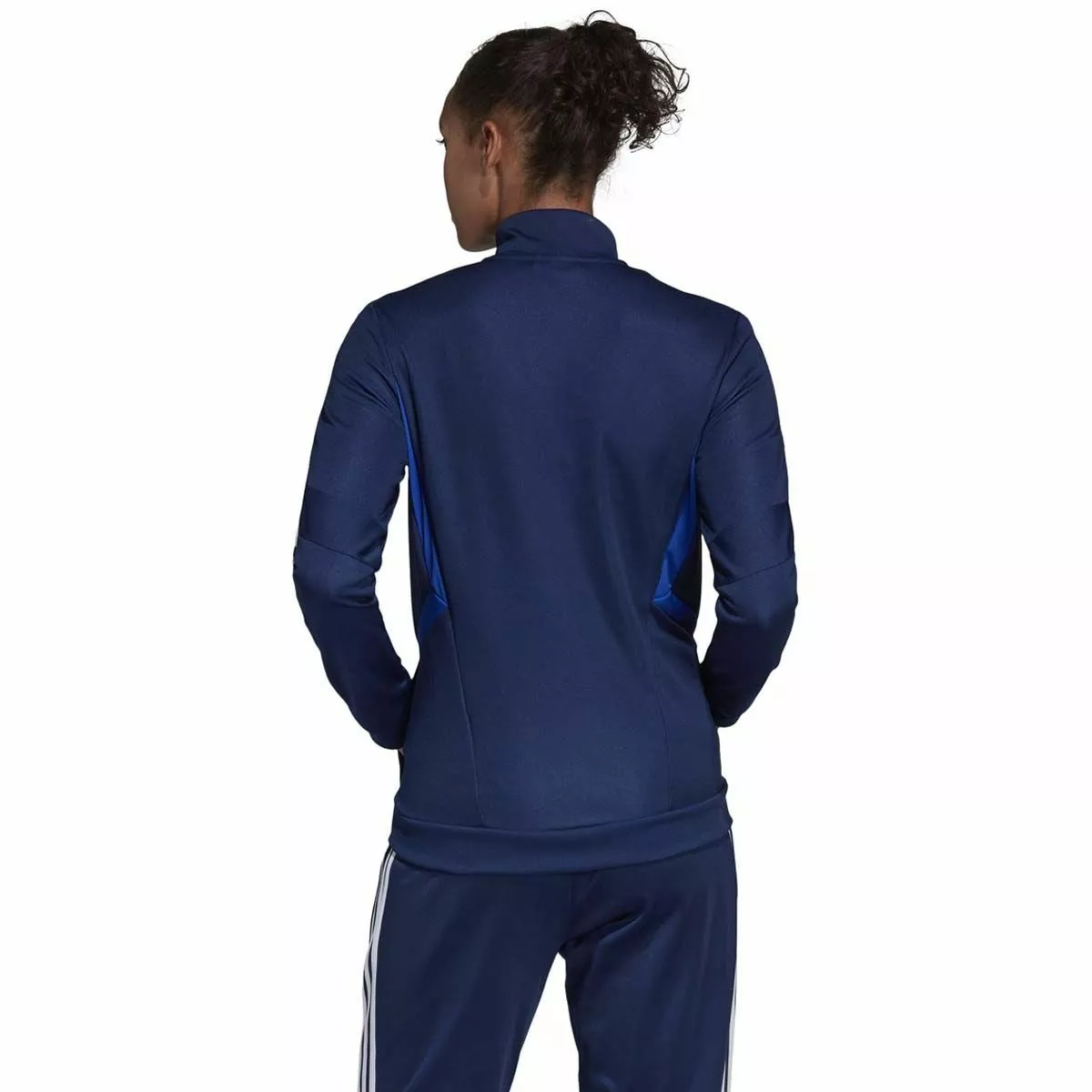 Adidas Women's Tiro 19 Training Jacket Bold Blue 2 Adidas Women's Tiro 19 Training Jacket Bold Blue - Image 2
