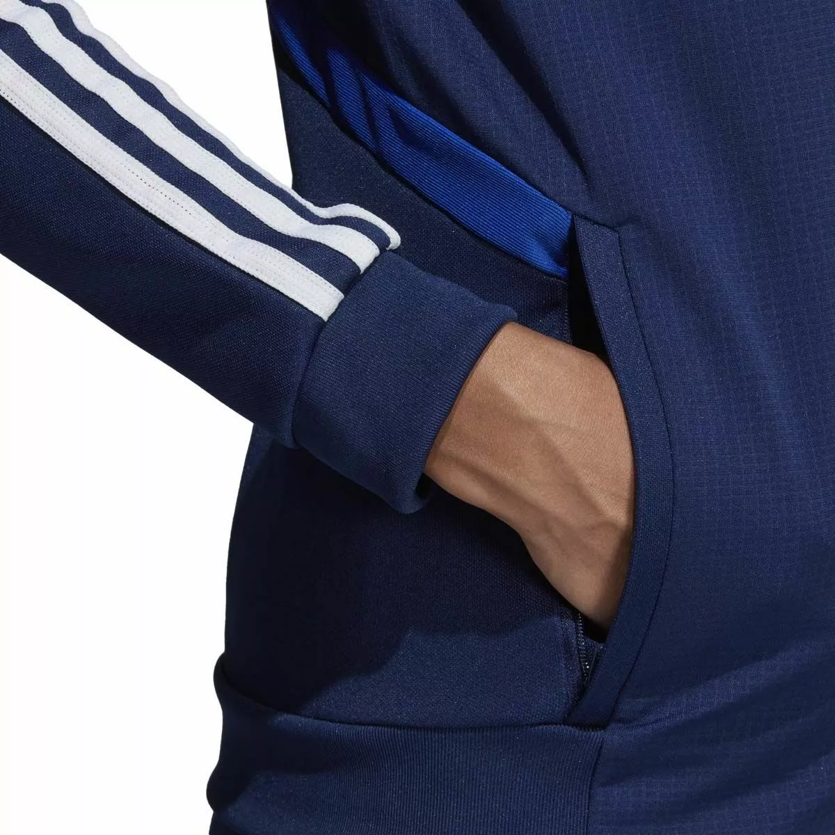 Adidas Women's Tiro 19 Training Jacket Bold Blue 3 Adidas Women's Tiro 19 Training Jacket Bold Blue - Image 3