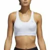 Adidas Alphaskin Sports Bra White