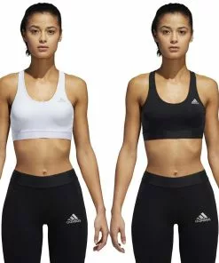 Adidas Alphaskin Sports Bra White -Soccer Shop a80 110 2