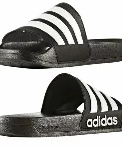 Adidas Adilette Cloudfoam Slides Black -Soccer Shop a80 800 blk 3