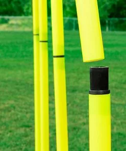 Champion Set of 4 Outdoor Agility Pole Set, APSET -Soccer Shop a85 226 03