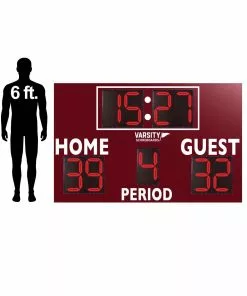 Varsity Scoreboards 3450 Soccer / Multi-Sport Scoreboard, 8'W x 6'H 7 Varsity Scoreboards 3450 Soccer / Multi-Sport Scoreboard, 8'W x 6'H -Soccer Shop a91 168 new 21 height