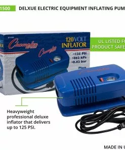 Champion Heavy Duty Electric Ball Inflator Pump, EP1500 -Soccer Shop a94 104 new 04