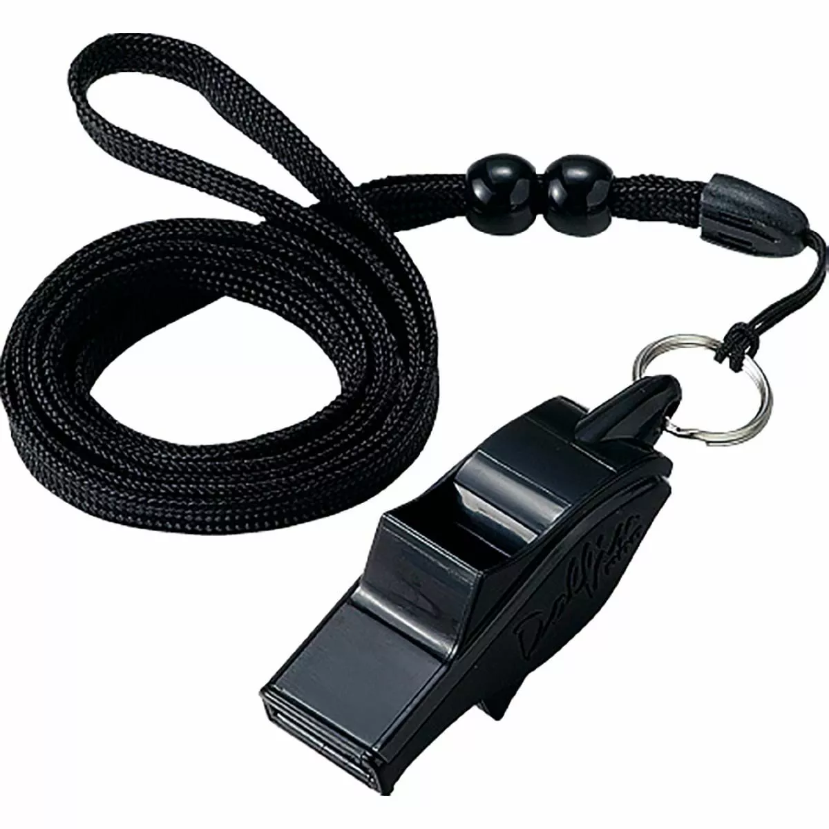 Molten Dolfin Whistle w/ Lanyard Black 1 Molten Dolfin Whistle w/ Lanyard Black