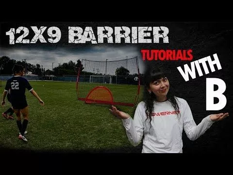 POWERNET 9'Hx12'W Portable Barrier Sport Net Navy 2 POWERNET 9'Hx12'W Portable Barrier Sport Net Navy - Image 2