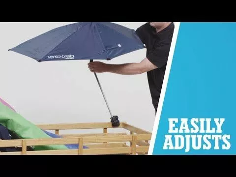 SKLZ Versa Brella Adjustable 5-Way Umbrella w/ Universal Clamp Firebrick Red 2 SKLZ Versa Brella Adjustable 5-Way Umbrella w/ Universal Clamp Firebrick Red - Image 2