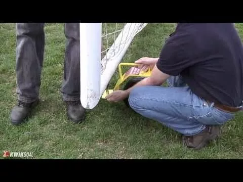 Kwik Goal Pro Premier European 8'x24' Match Soccer Goal w/ Swivel Wheels, 2B2001SW 2 Kwik Goal Pro Premier European 8'x24' Match Soccer Goal w/ Swivel Wheels, 2B2001SW - Image 2